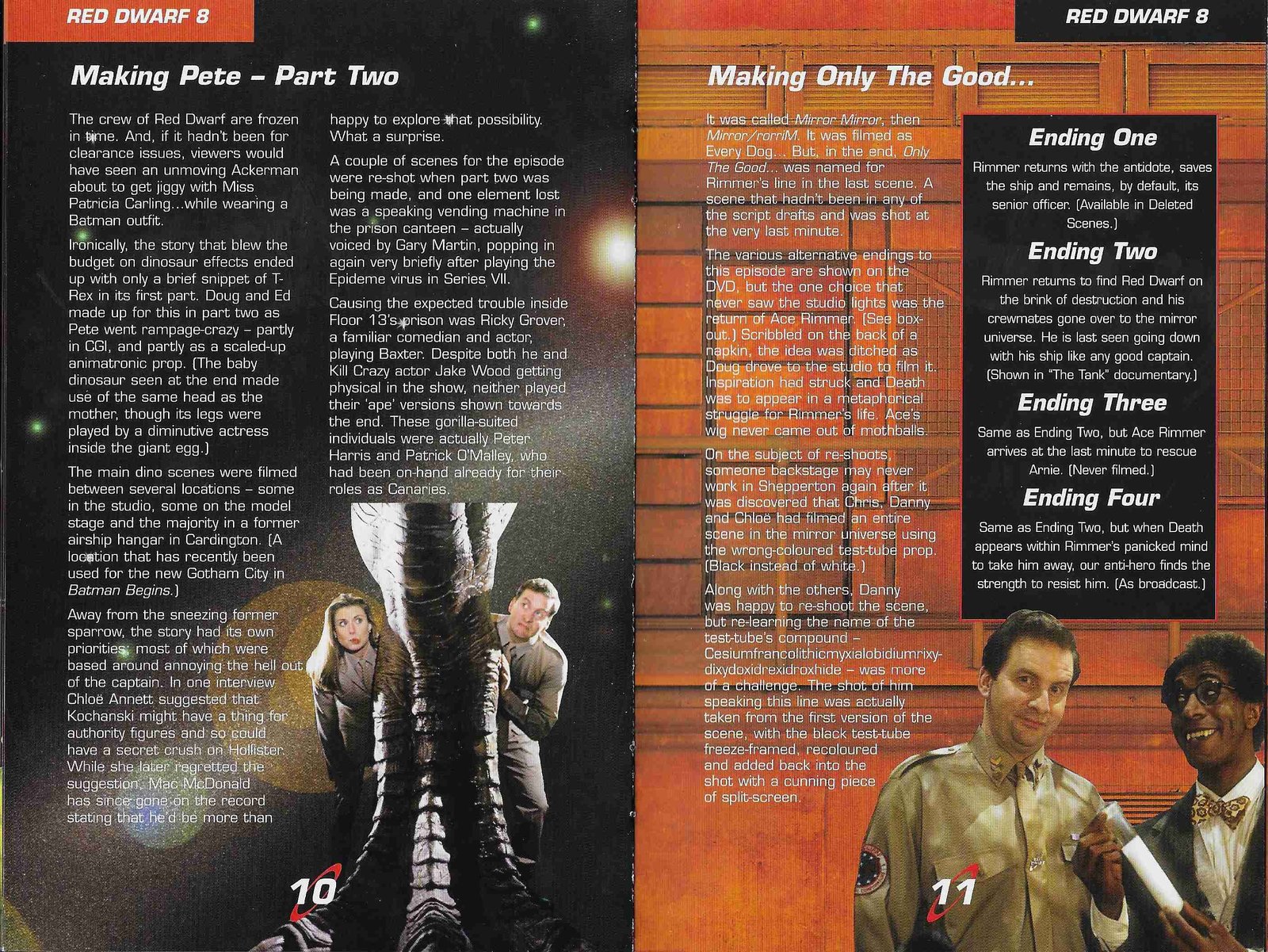 Inserts from BBCDVD 1693